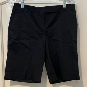 Talbots Elegant Black Petite Bermuda Shorts